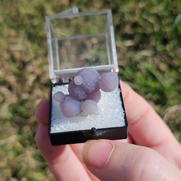 Grape Agate Crystals Minerals Thumbnaill Specimen Collectible