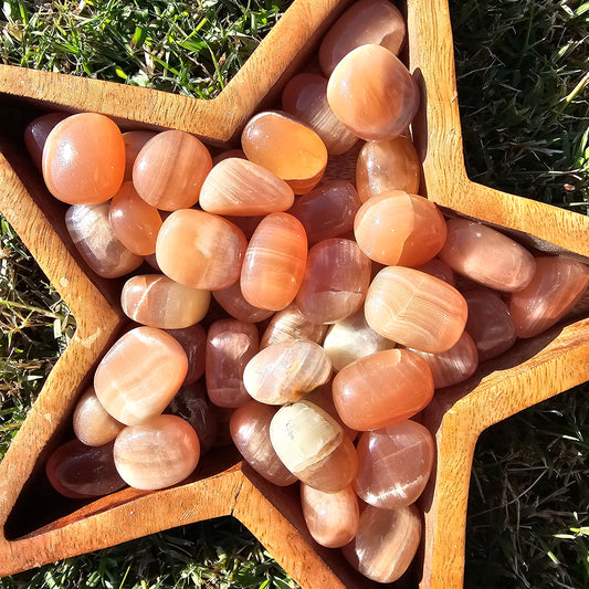 Tumbled Honey Calcite Stones 2.13 lb Crystals Collectible Healing Reiki Metaphysical LOT