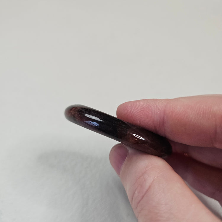 Red Tiger's Eye Worry Pocket Stone Crystals BONUS INFO CARD Gifts