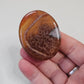 Fire Agate Worry Pocket Stone Crystals Stones BONUS INFO CARD Gifts