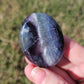Rainbow Fluorite Worry Pocket Stone Crystals BONUS INFO CARD Gifts