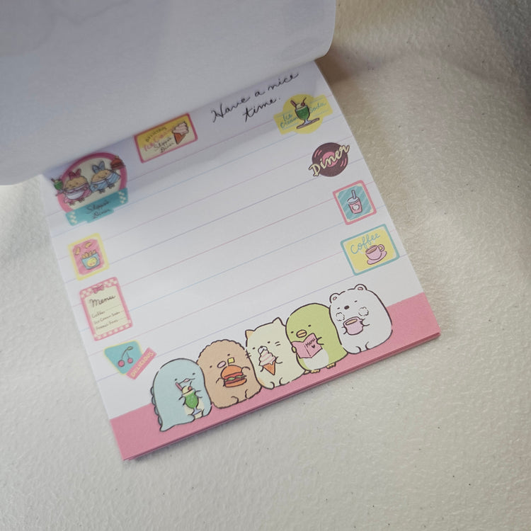 Sumikko Gurashi Memo Pad Kawaii Stationery Collectible Gifts