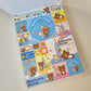 Rilakumma Memo Pad Kawaii Sticker Page Stationery Collectible Gifts