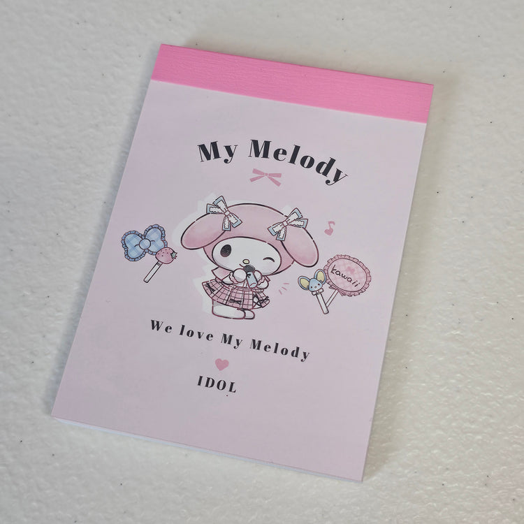 My Melody Mini Memo Pad Japan Kawaii Stationery Collectible Gifts Deadstock