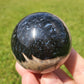 Fossilized Palm Root Sphere Indonesia BONUS GIFT Hematite Ring Collectible AA