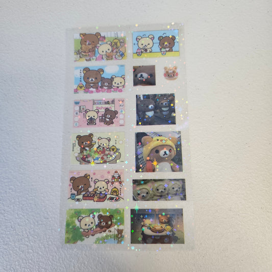 Rilakkuma Kawaii Stickers Sticker Sheet LOT (5) Kawaii Japan