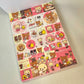 Rilakkuma Large Memo Pad Sticker Page Kawaii Stationery Notepad Collectible Used