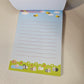Usacolle Large Memo Pad Sticker Page Kawaii Stationery Notepad Collectible Gifts