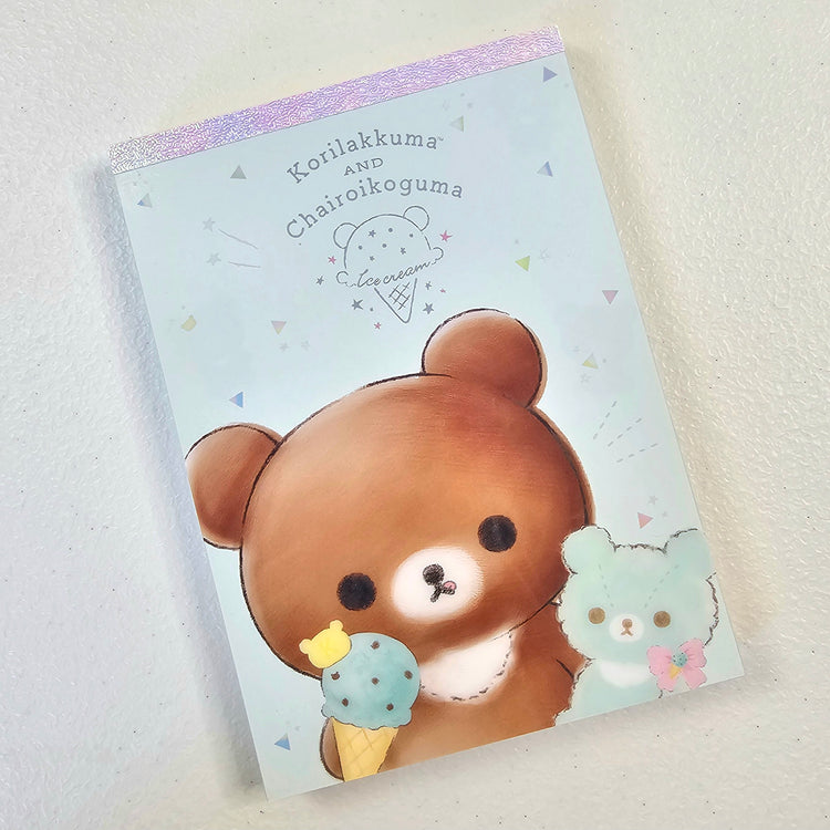 San-x Rilakkuma Large Memo Pad Kawaii Japan