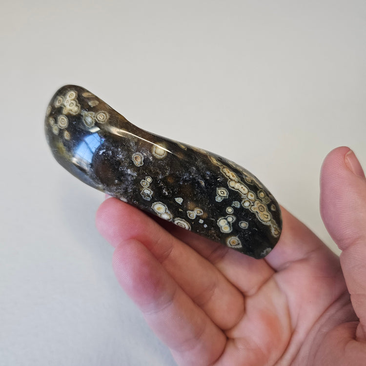 Ocean Jasper Massage Wand for Therapy Crystal Healing Acupressure Reiki Energy Work Body