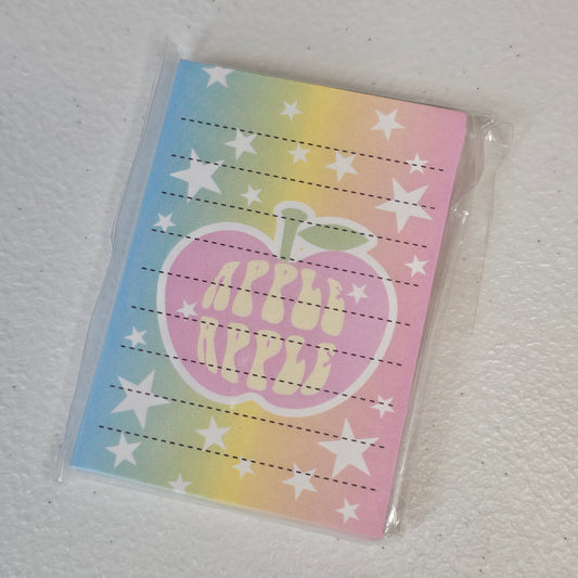 Vintage Apple Mini Memo Sheets Japan Kawaii Stationery Collectible Gifts