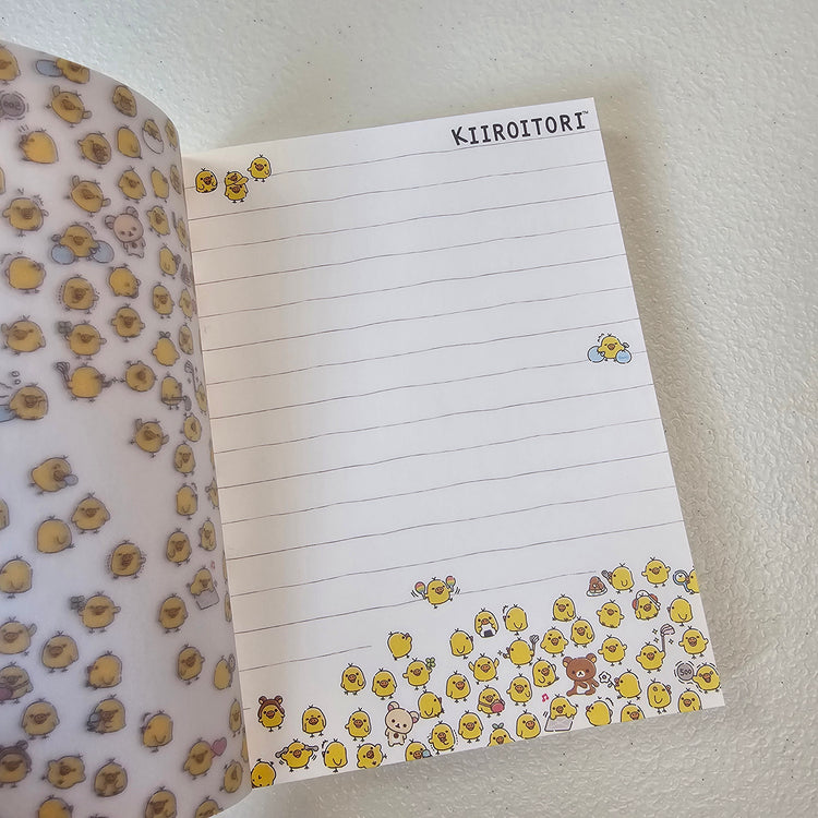 Kiiroitori Memo Pad Kawaii Stationery Collectible Gifts