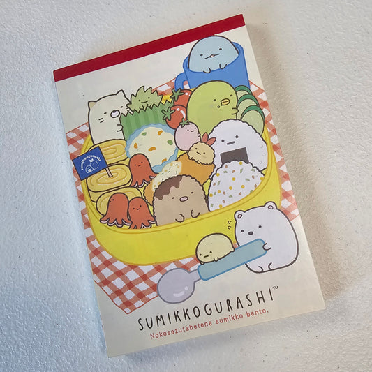 Sumikko Gurashi Memo Pad Sticker Page Kawaii Stationery Collectible Gifts Used