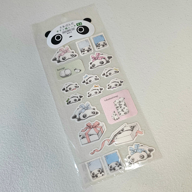Tare Panda Stickers Sticker Sheet Kawaii Japan Collectible Cute Gifts