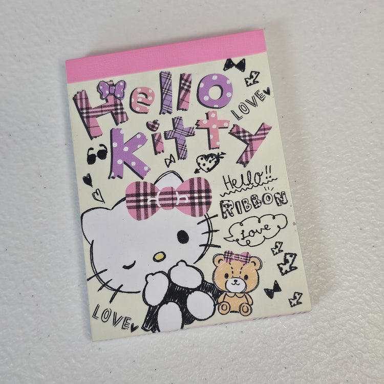 Hello Kitty Mini Memo Pad Japan Kawaii Stationery Collectible Gifts Deadstock