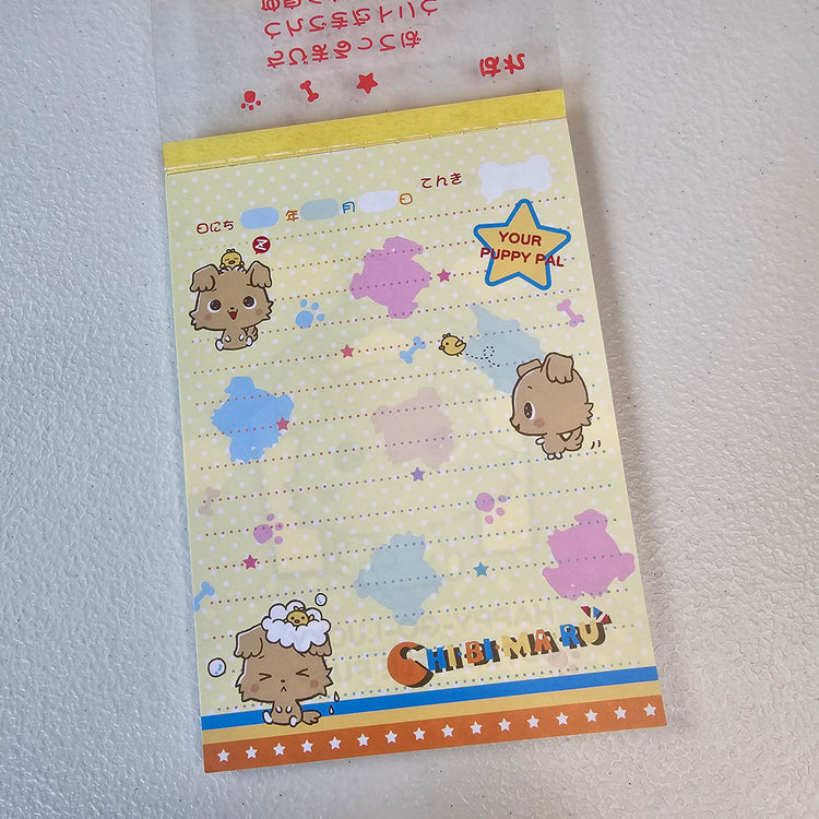 Chibimaru Large Memo Pad Kawaii Stationery Notepad Used Deadstock