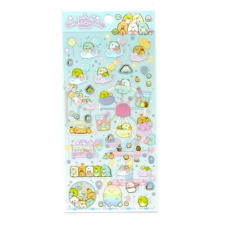 San-x Sumikko Gurashi Tapioca Park Sticker Sheet stickers Japan LOT (2)