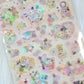 San-x Sentimental Circus Stickers Sticker Sheet Japan Kawaii Stationery Holographic