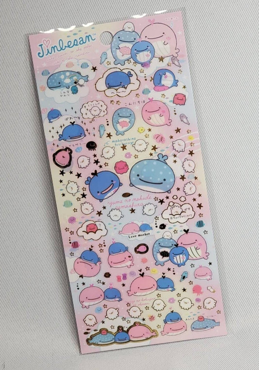 San-x Jinbesan Kawaii Mother Love Sticker Sheet Stickers Japan 2019