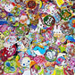 Kawaii Sticker Flakes 40 Lot Sack San-x Kamio Mind Wave Q-lia Crux Vintage Gifts Collectible