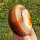Carnelian Agate Crystals Minerals BONUS Info Card Stones Collectible Carvings Gifts