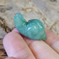 Kawaii Green Aventurine Snail Carving BONUS Info Card Crystals Minerals Stones Rocks Collectible Gifts
