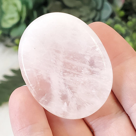 Quartz Worry Stone Beautiful Worry Stone Crystals Mineral Stones Natural BONUS Information Card Metaphysical Gifts
