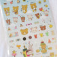 San-x Rilakkuma Korilakkuma Amusement Park Stickers Sticker Sheet Japan Kawaii Stationery Collectible Stationery