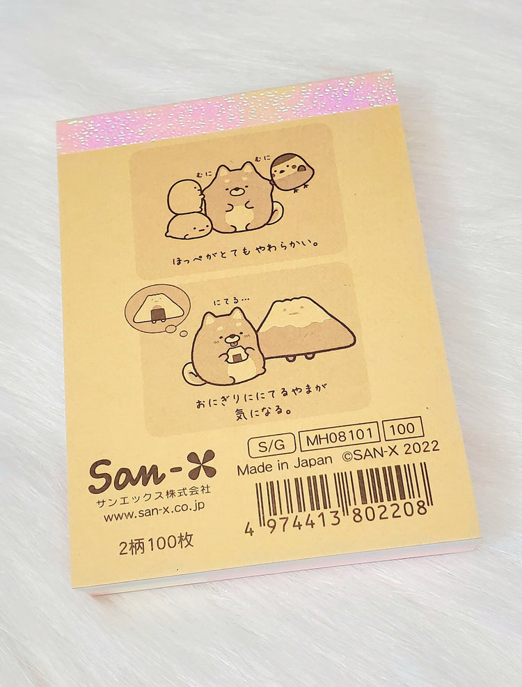 San-x Sumikko Gurashi Mini Memo Pad Kawaii Japan Back To School Gifts Pastel Beautiful Unique Designs 2022 Stationery Design B