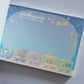 San-x Sumikko Gurashi Starry Sky Walk Large Memo Pad Kawaii Japan 2021 Stationery Collectible Gifts