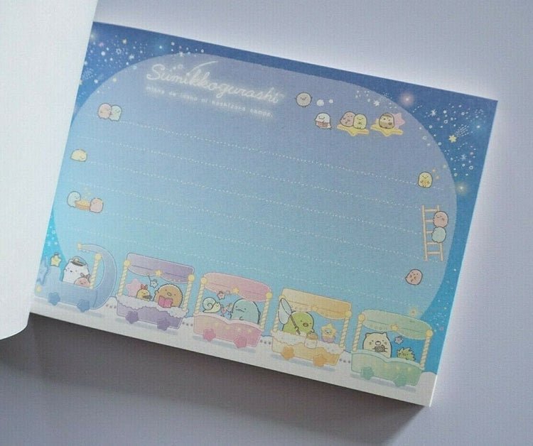 San-x Sumikko Gurashi Starry Sky Walk Large Memo Pad Kawaii Japan 2021 Stationery Collectible Gifts