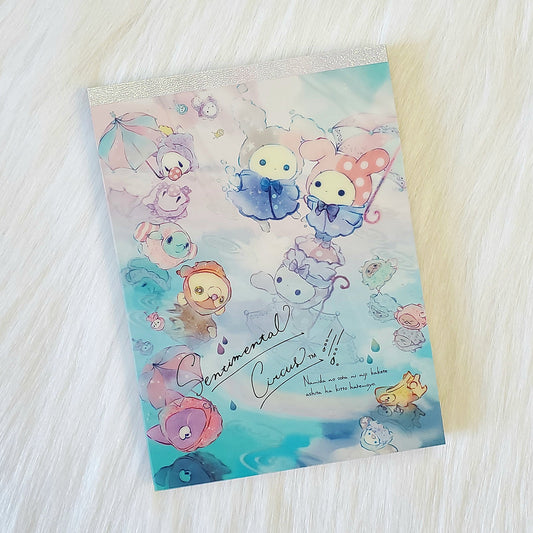 Sentimental Circus Large Memo Pad Rainbow Over The Sky Kawaii Stationery Notepad Collectible Gifts