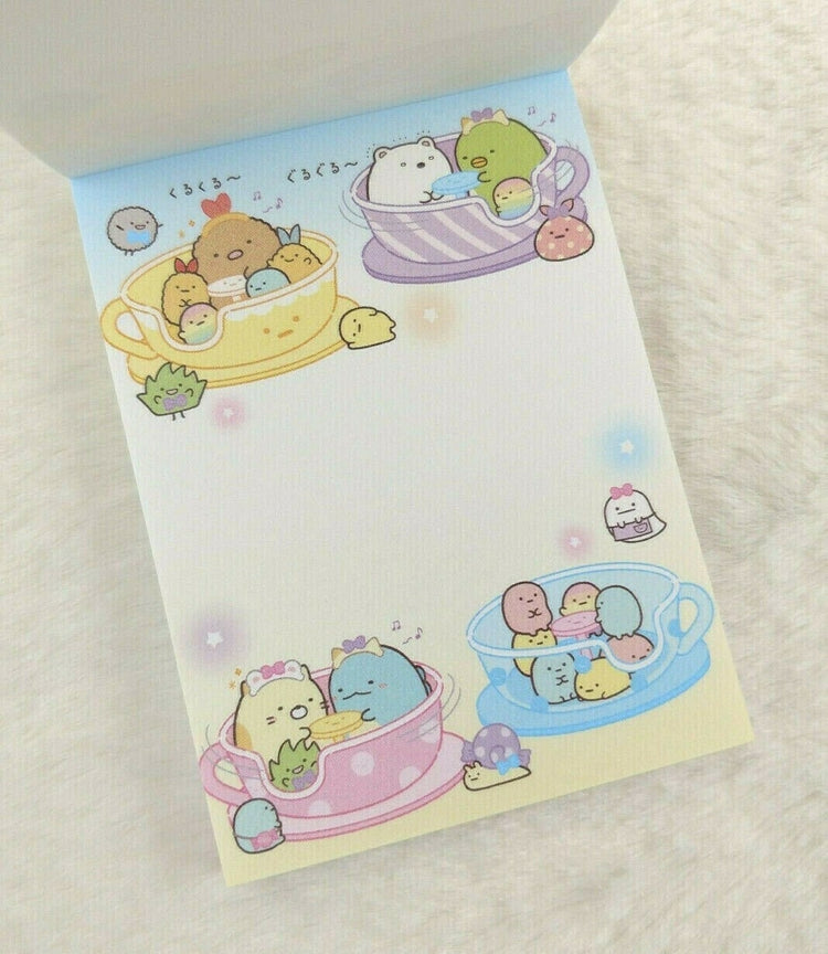 San-x Sumikko Gurashi Tapioca Park Mini Memo Pad Kawaii Japan Gifts