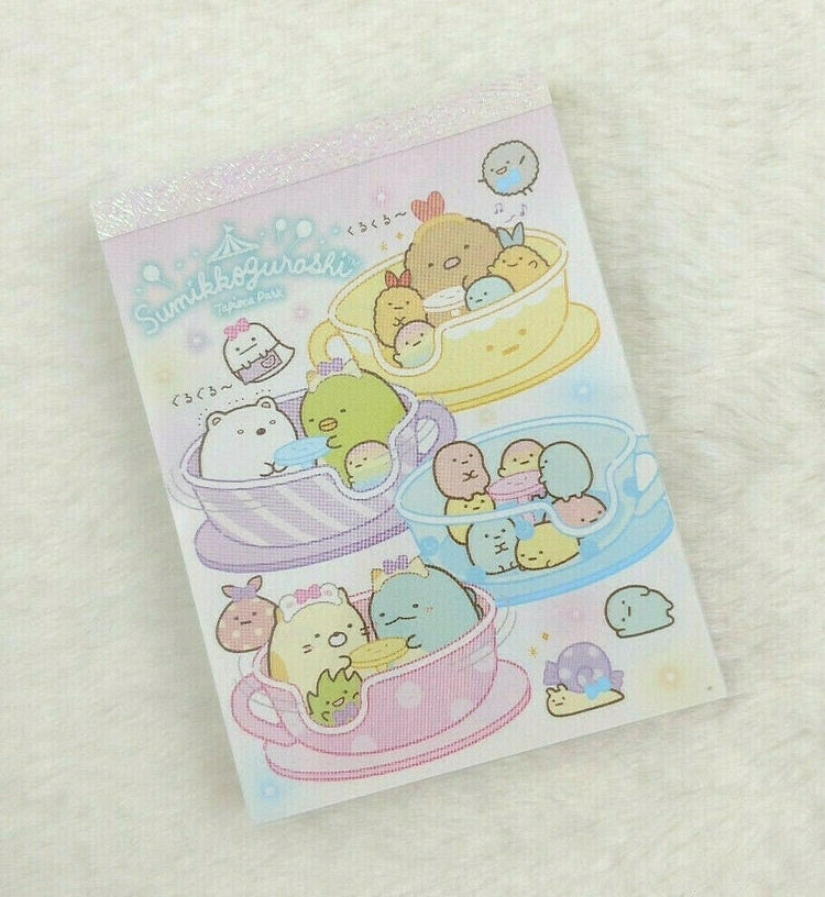 San-x Sumikko Gurashi Tapioca Park Mini Memo Pad Kawaii Japan Gifts