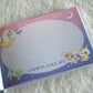 Q-lia Animal Like Me Night Time Mini Memo Pad Stationery Kawaii Japan Collectible Gifts