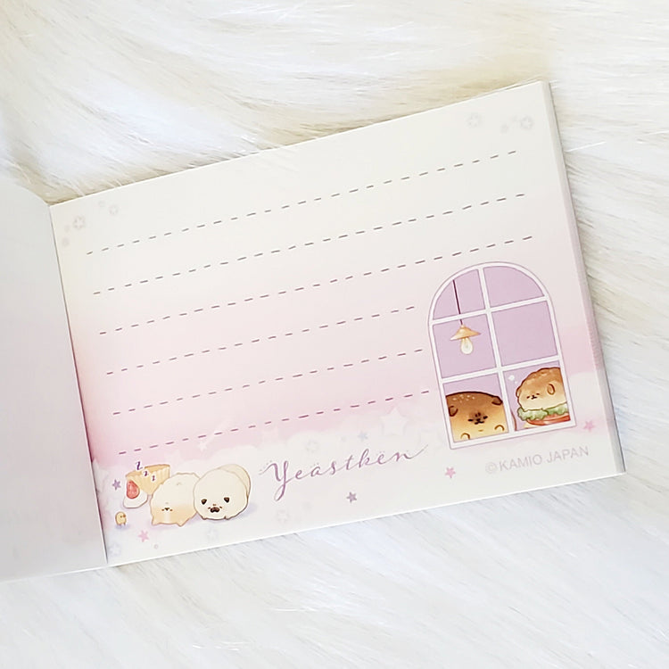 Yeastken Bread Mini Memo Pad Kawaii Stationery Notepad Collectible Gifts Kamio Japan Planners Bujo