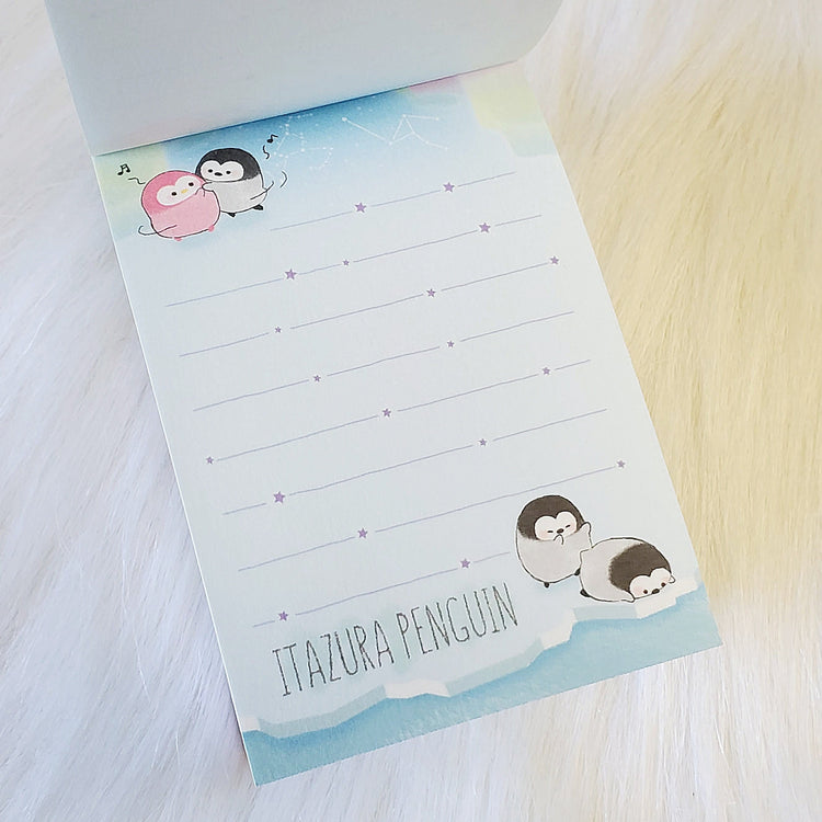 Penguin Friends Mini Memo Pad Kawaii Stationery Notepad Collectible Gifts Planners Bujo