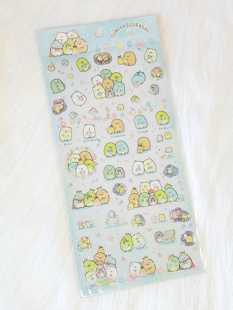 Sumikko Gurashi Sticker Sheet stickers Holographic Japan Cute Kawaii Gifts Collectible B