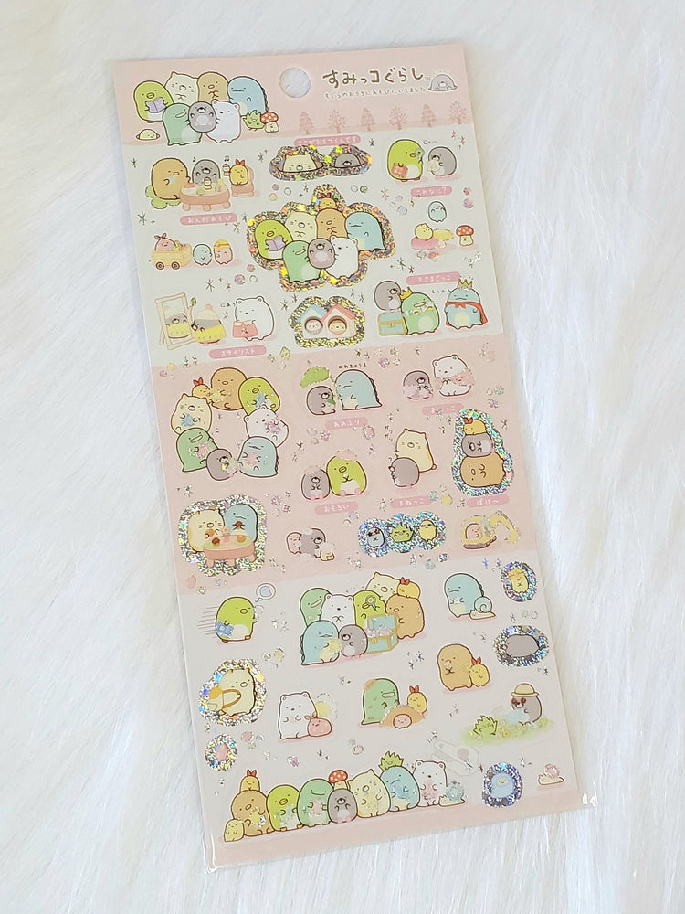 Sumikko Gurashi Sticker Sheet stickers Holographic Japan Cute Kawaii Gifts Collectible A