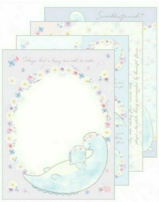 San-x Sumikko Gurashi Mother Flowers Large Memo Pad Kawaii Japan Stationery