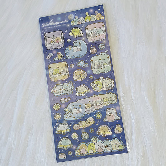 San-x Starry Sky Walk Sumikko Gurashi Sticker Sheet stickers Japan 2021 A