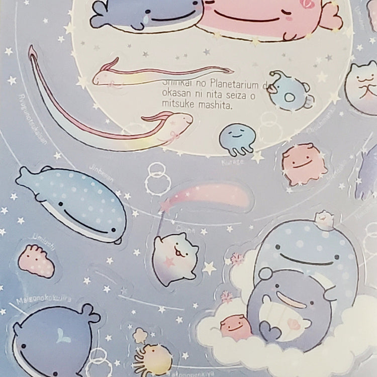 San-x Jinbesan Umiusagi Constellation Ocean Kawaii Sticker Sheet stickers Japan 2023 A