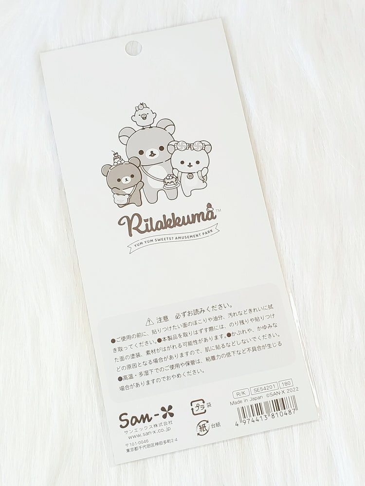 San-x Rilakkuma Korilakkuma Amusement Park Stickers Sticker Sheet Japan Kawaii Stationery A