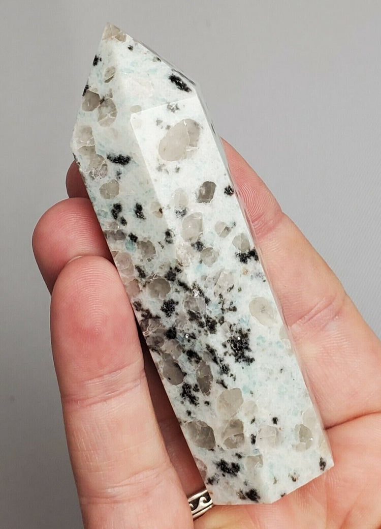 Kiwi Jasper Tower Point BONUS Info Card Crystals Minerals Stones Natural Healing Metaphysical Nature Reiki
